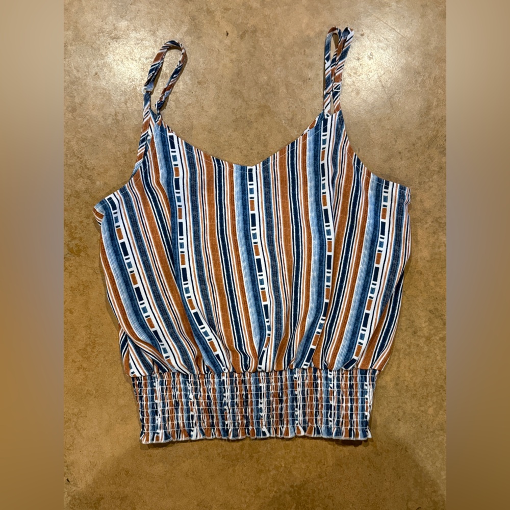 Daytrip Multicolor Striped Halter Top